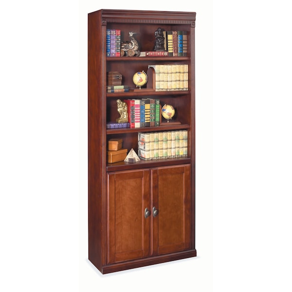 Huntington Club 6 Shelf Wood Bookcase in Vibrant Cherry IMHCR3072DD - main